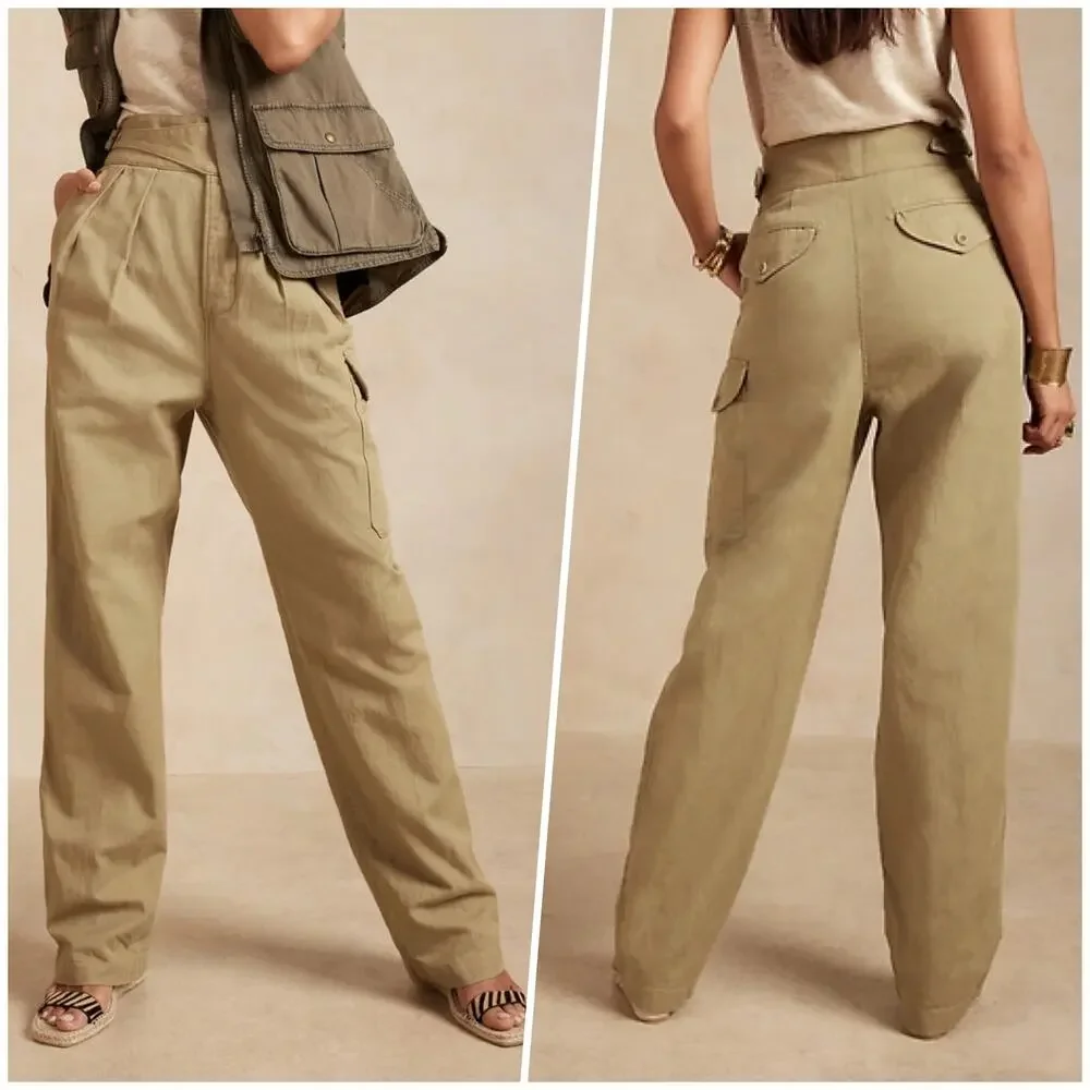 Banana Republic | Women | Heritage Explorer High Waist Pleated Cargo Pants | 12